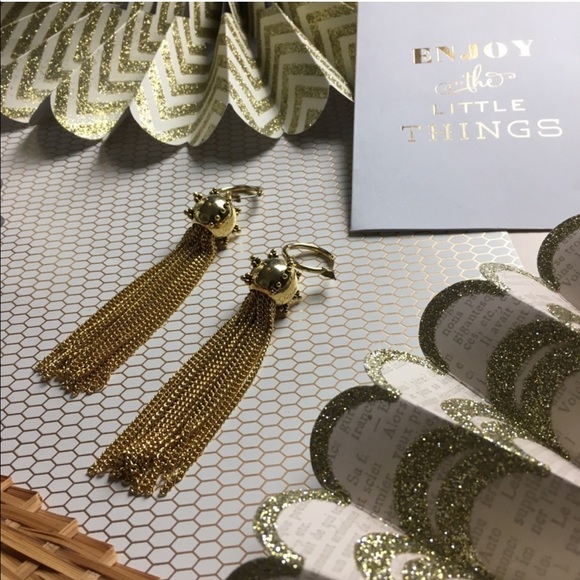 LUV AJ Baroque Tassel Earrings - Picture 2 of 6